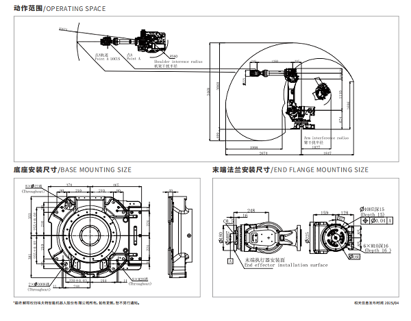 大型机器人工作范围 大型机器人工作范围